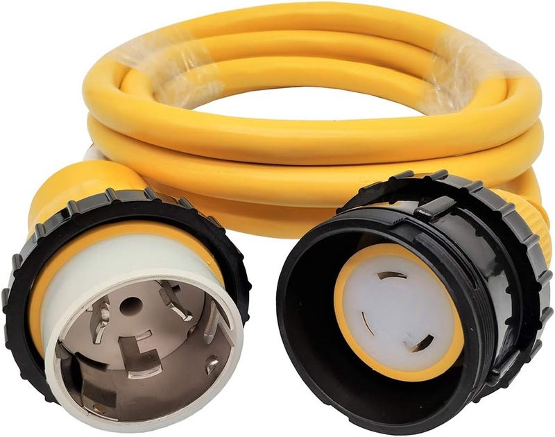 Park World 692019 Shore Power Adapter Cord Marine 50A Plug SS2-50P to L5-30R RV 30A Receptacle Female (10FT) - Image 5